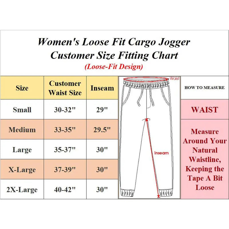 Three-Pack Cargo Jogger Pants With Drawstring Waist